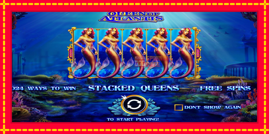 Queen of Atlantis mesin slot dengan animasi cerah, gambar 1