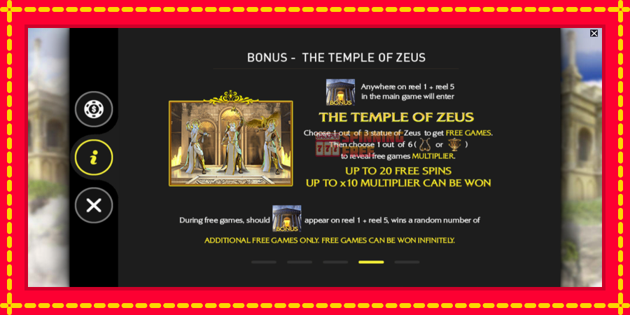 Zeus King of Gods mesin slot dengan animasi cerah, gambar 6