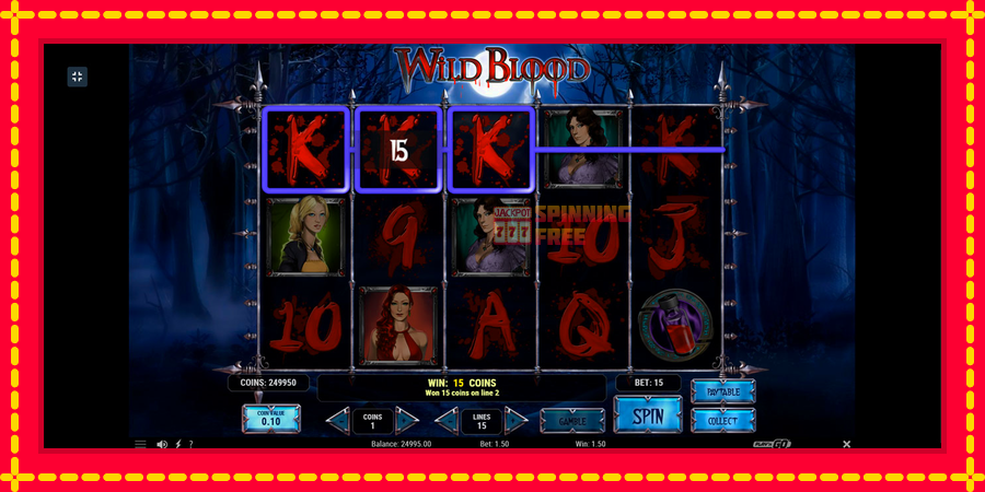 Wild Blood mesin slot dengan animasi cerah, gambar 4