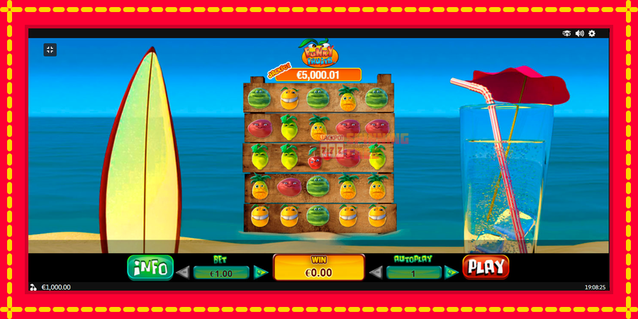 Funky Fruits mesin slot dengan animasi cerah, gambar 1