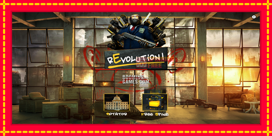 Revolution mesin slot dengan animasi cerah, gambar 1