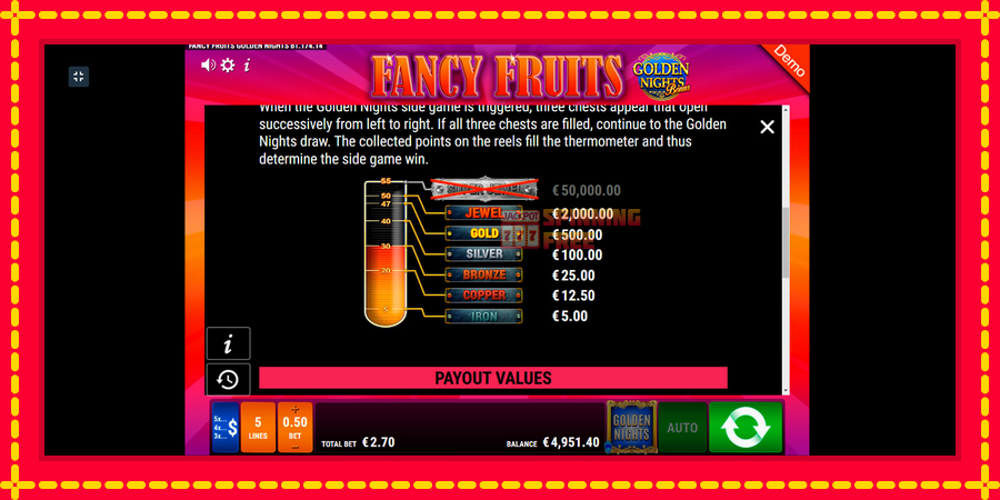 Fancy Fruits GDN mesin slot dengan animasi cerah, gambar 8