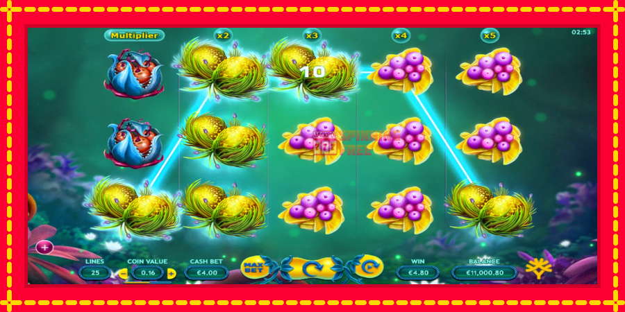 Fruitoids mesin slot dengan animasi cerah, gambar 3