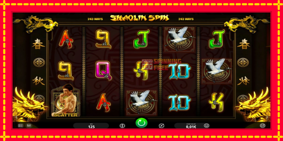 Shaolin Spin mesin slot dengan animasi cerah, gambar 2