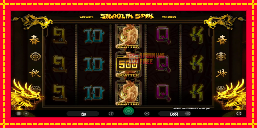 Shaolin Spin mesin slot dengan animasi cerah, gambar 3