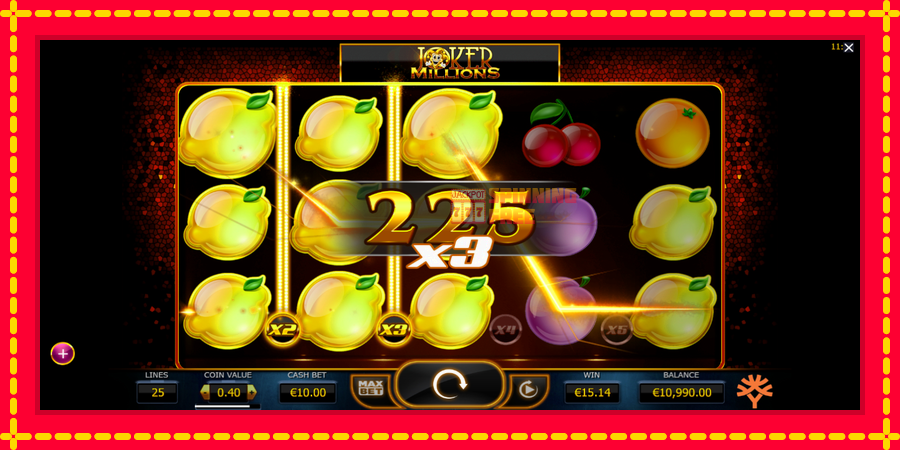 Joker Millions mesin slot dengan animasi cerah, gambar 3