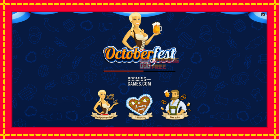 Octoberfest mesin slot dengan animasi cerah, gambar 1