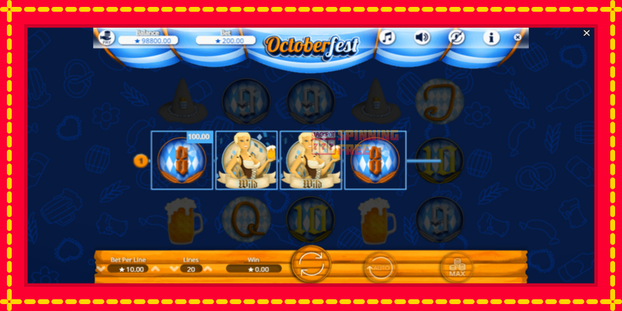 Octoberfest mesin slot dengan animasi cerah, gambar 3