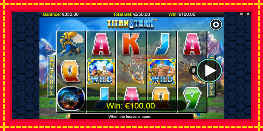 Titan Storm mesin slot dengan animasi cerah, gambar 2