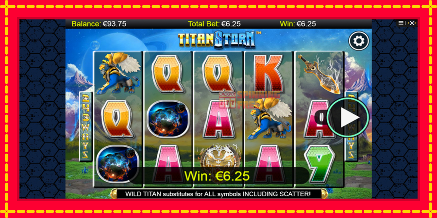 Titan Storm mesin slot dengan animasi cerah, gambar 3