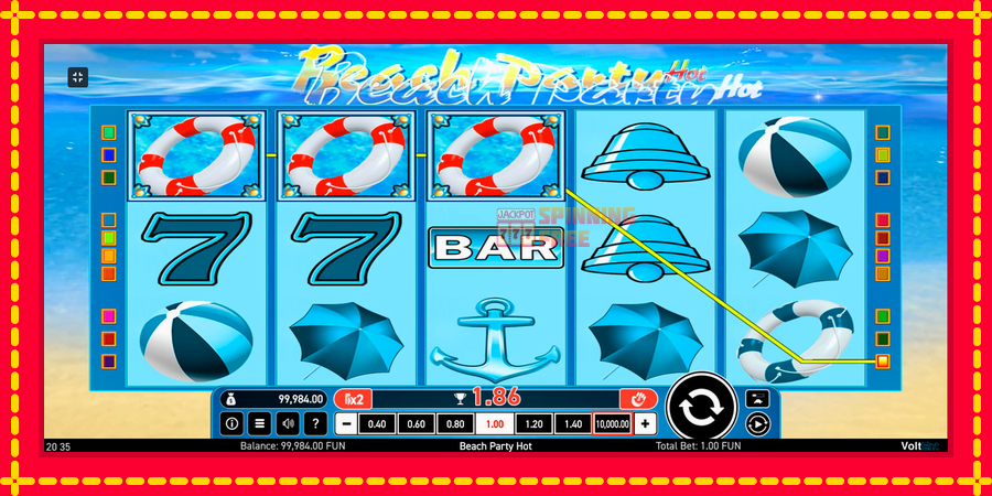 Beach Party Hot mesin slot dengan animasi cerah, gambar 3