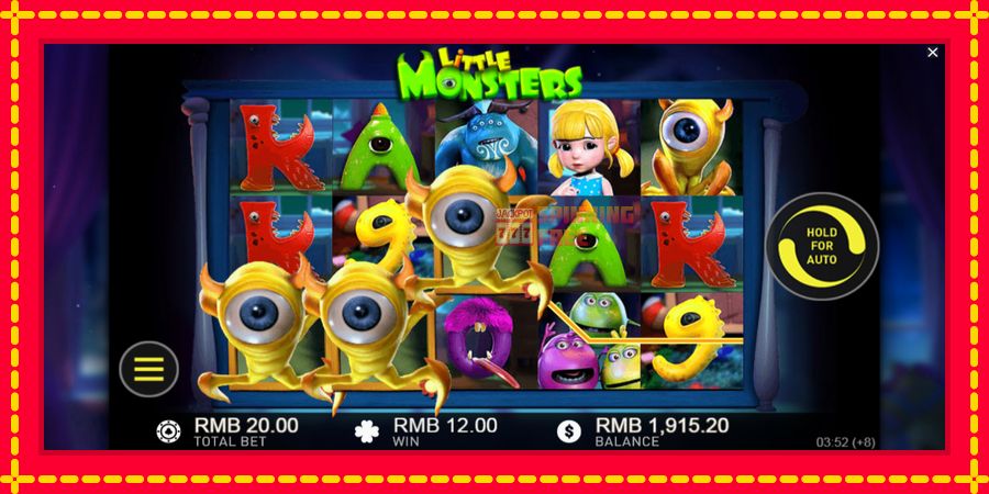 Little Monsters mesin slot dengan animasi cerah, gambar 4