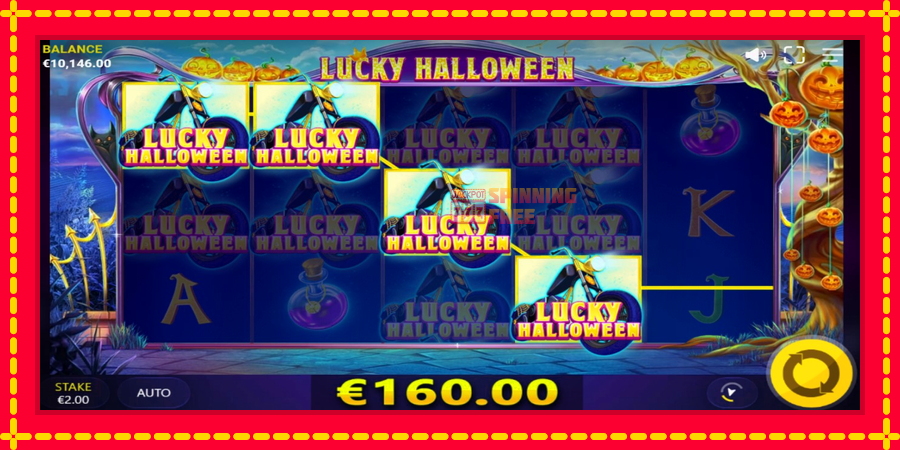 Lucky Halloween mesin slot dengan animasi cerah, gambar 3