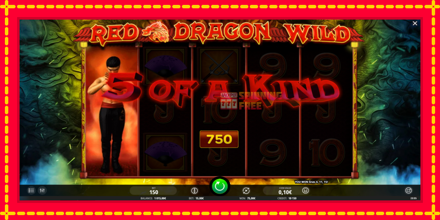 Red Dragon Wild mesin slot dengan animasi cerah, gambar 3