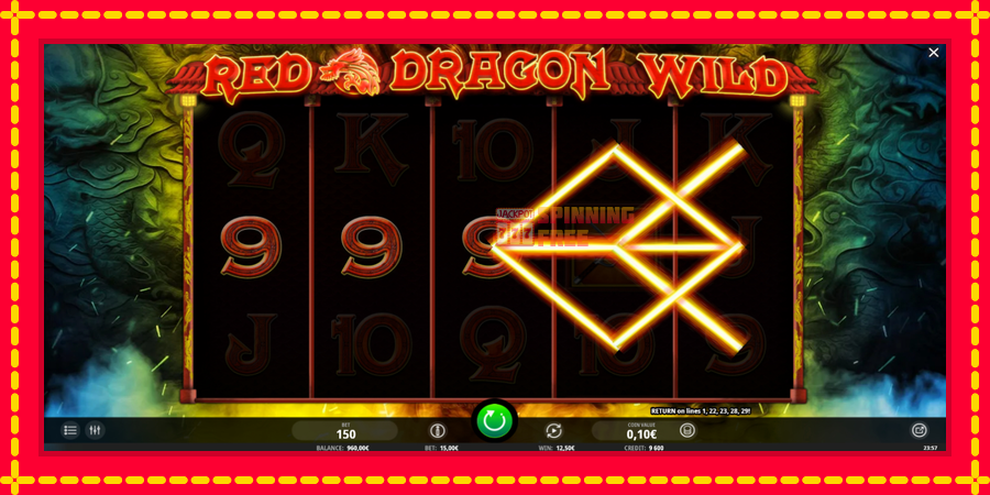 Red Dragon Wild mesin slot dengan animasi cerah, gambar 4