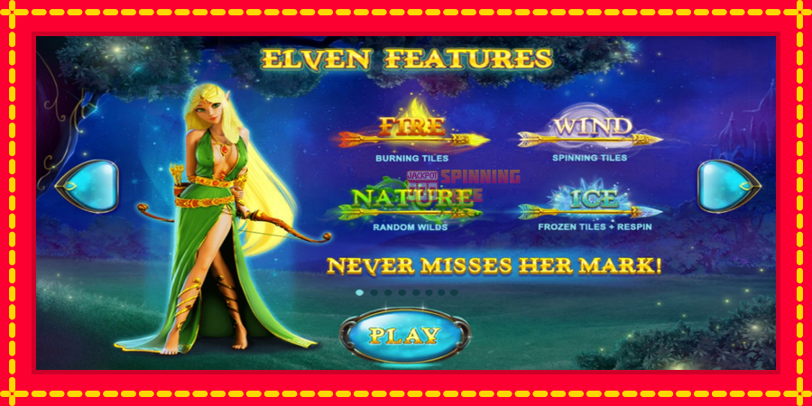 Elven Magic mesin slot dengan animasi cerah, gambar 1