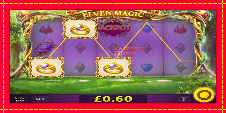 Elven Magic mesin slot dengan animasi cerah, gambar 3