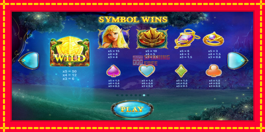 Elven Magic mesin slot dengan animasi cerah, gambar 7