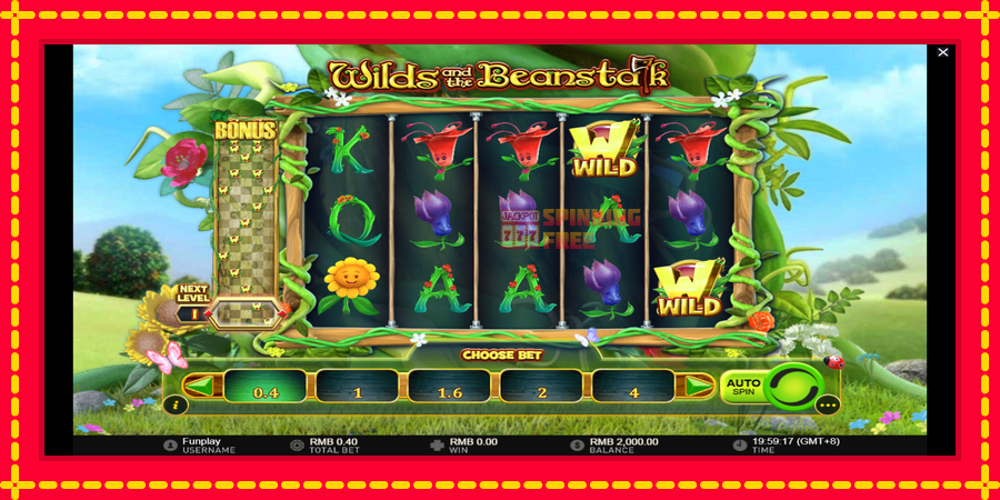 Wilds and the Beanstalk mesin slot dengan animasi cerah, gambar 2