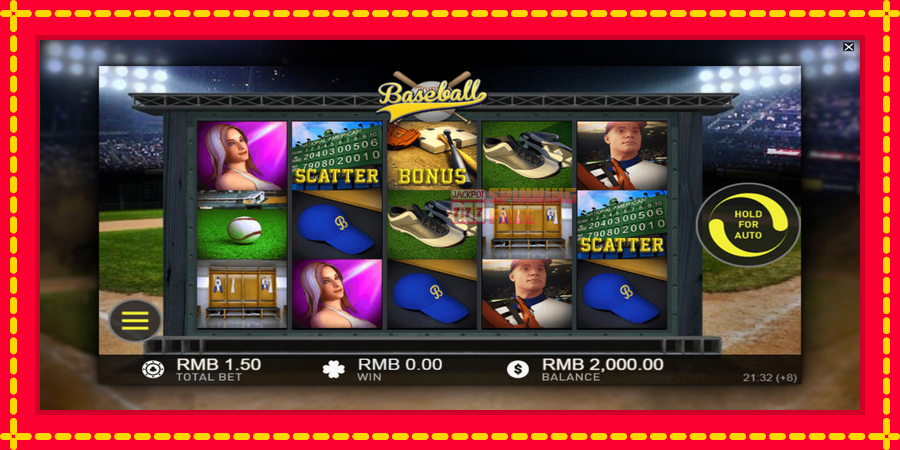 Baseball mesin slot dengan animasi cerah, gambar 2