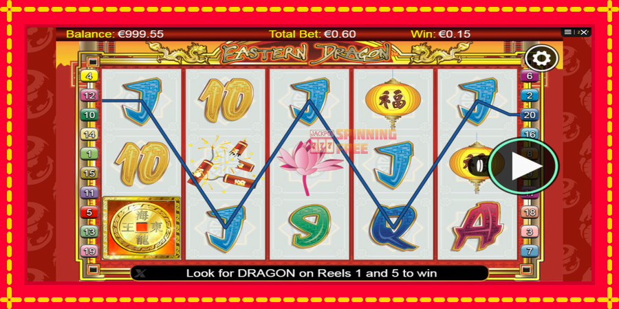 Eastern Dragon mesin slot dengan animasi cerah, gambar 2