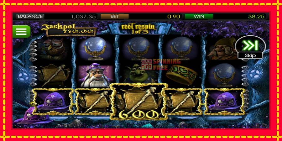 Enchanted mesin slot dengan animasi cerah, gambar 2