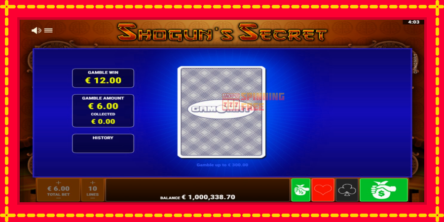 Shoguns Secret mesin slot dengan animasi cerah, gambar 4