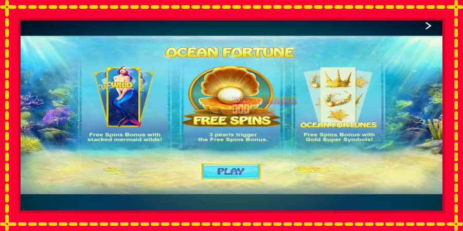 Ocean Fortune mesin slot dengan animasi cerah, gambar 1