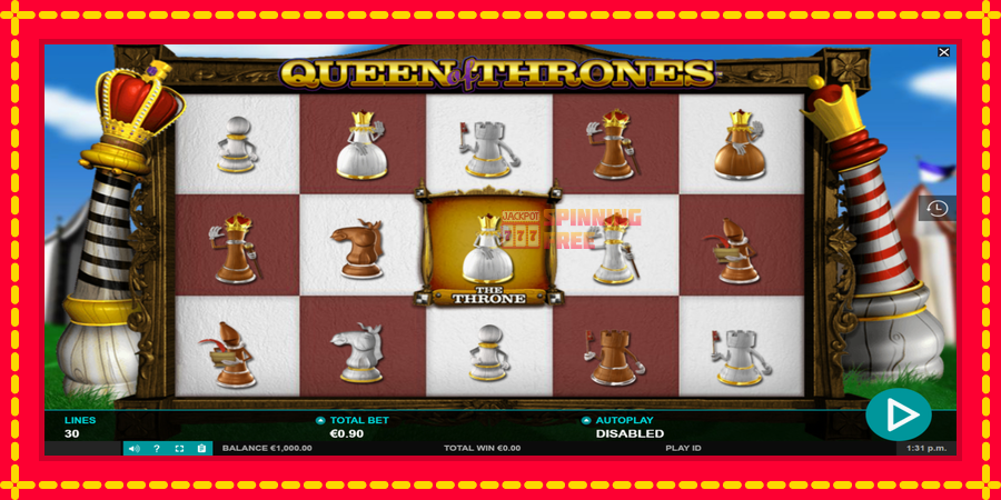 Queen of Thrones mesin slot dengan animasi cerah, gambar 2