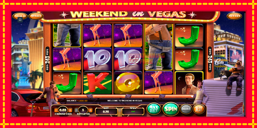 Weekend In Vegas mesin slot dengan animasi cerah, gambar 1