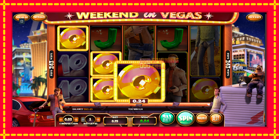 Weekend In Vegas mesin slot dengan animasi cerah, gambar 2