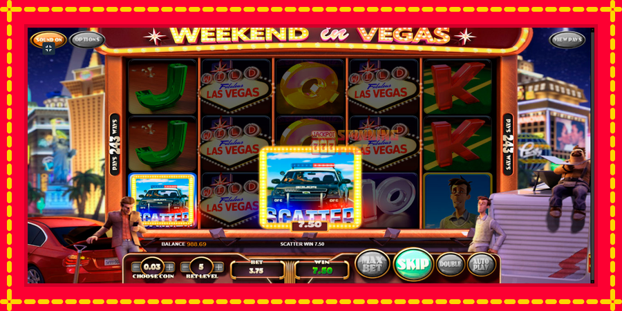 Weekend In Vegas mesin slot dengan animasi cerah, gambar 4