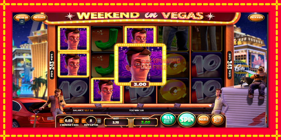 Weekend In Vegas mesin slot dengan animasi cerah, gambar 5