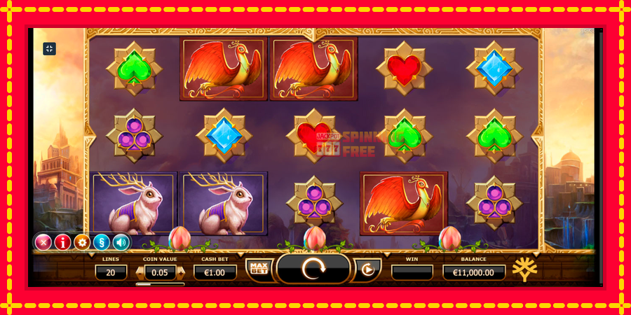 Nirvana mesin slot dengan animasi cerah, gambar 1