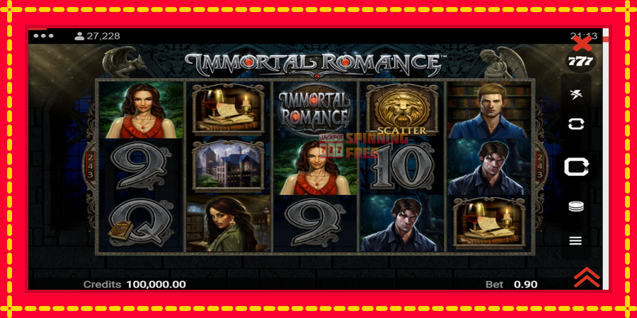 Immortal Romance mesin slot dengan animasi cerah, gambar 2