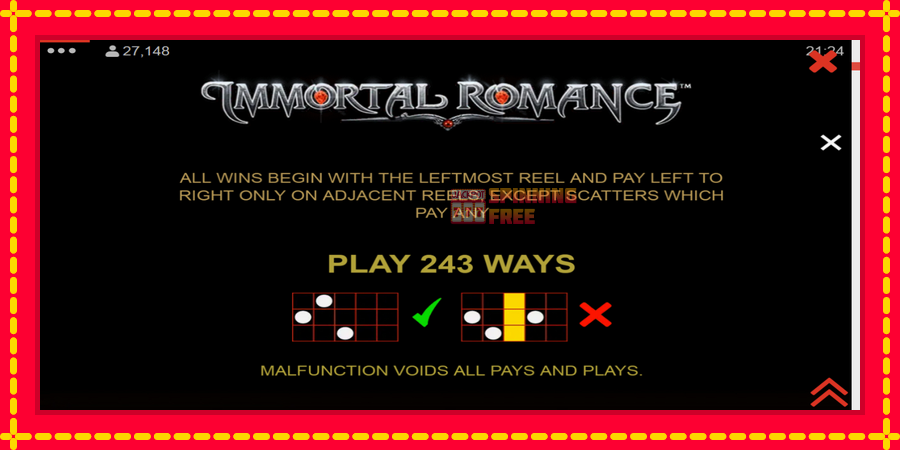 Immortal Romance mesin slot dengan animasi cerah, gambar 7