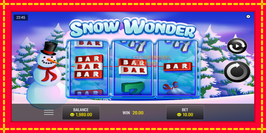 Snow Wonder mesin slot dengan animasi cerah, gambar 3