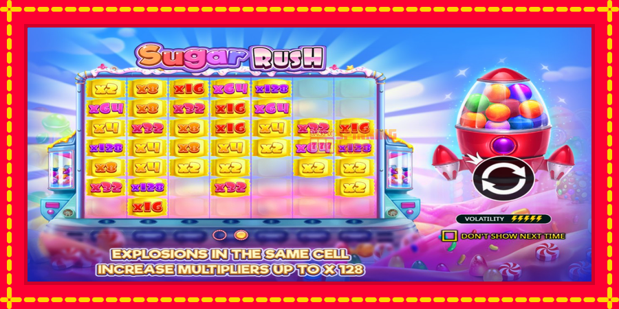 Sugar Rush mesin slot dengan animasi cerah, gambar 1