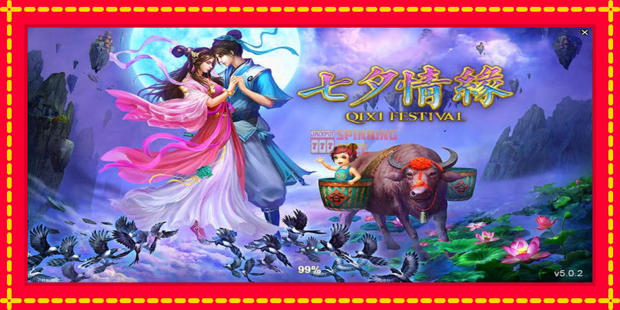 Qixi Festival mesin slot dengan animasi cerah, gambar 1