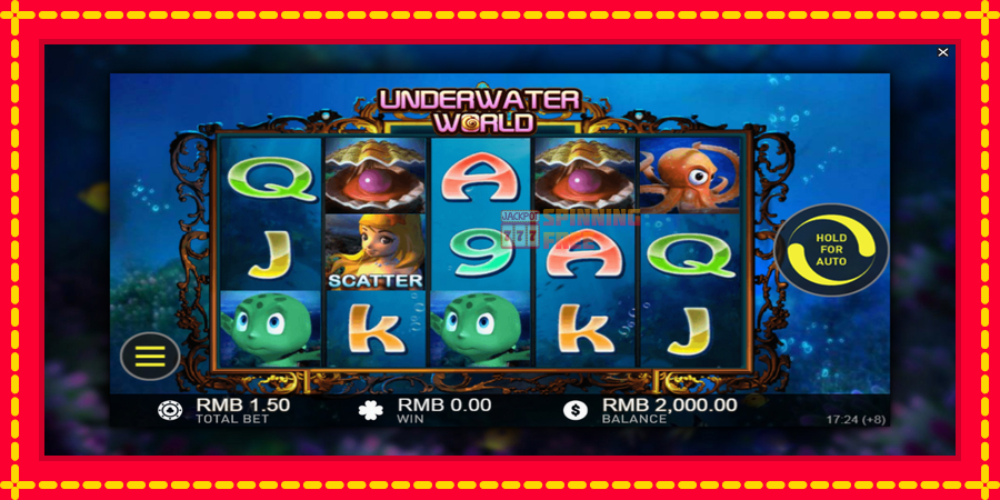 Underwater World mesin slot dengan animasi cerah, gambar 2