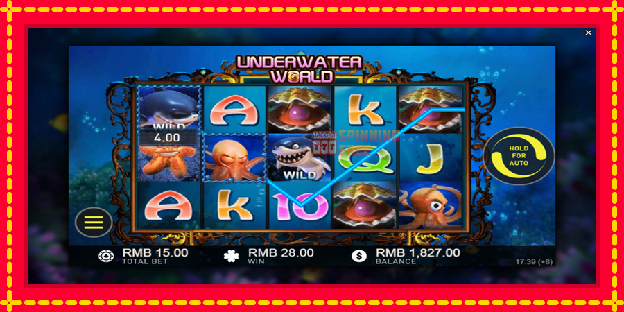 Underwater World mesin slot dengan animasi cerah, gambar 4