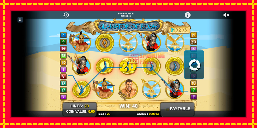 Gladiator of Rome mesin slot dengan animasi cerah, gambar 4