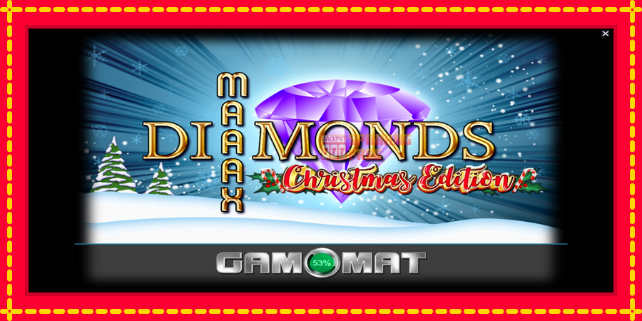 Maaax Diamonds Christmas Edition mesin slot dengan animasi cerah, gambar 1