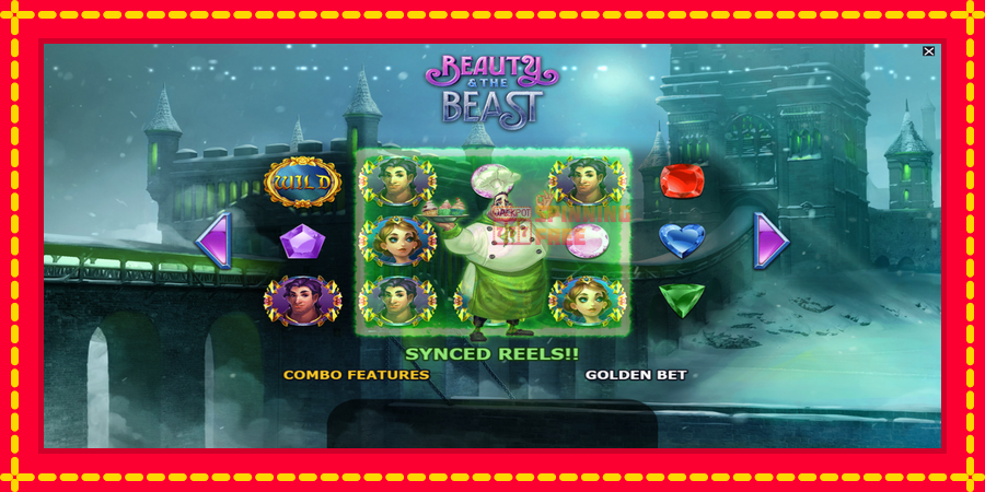 Beauty and the Beast mesin slot dengan animasi cerah, gambar 1