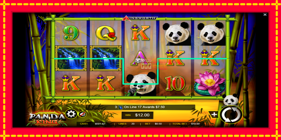 Panda King mesin slot dengan animasi cerah, gambar 4