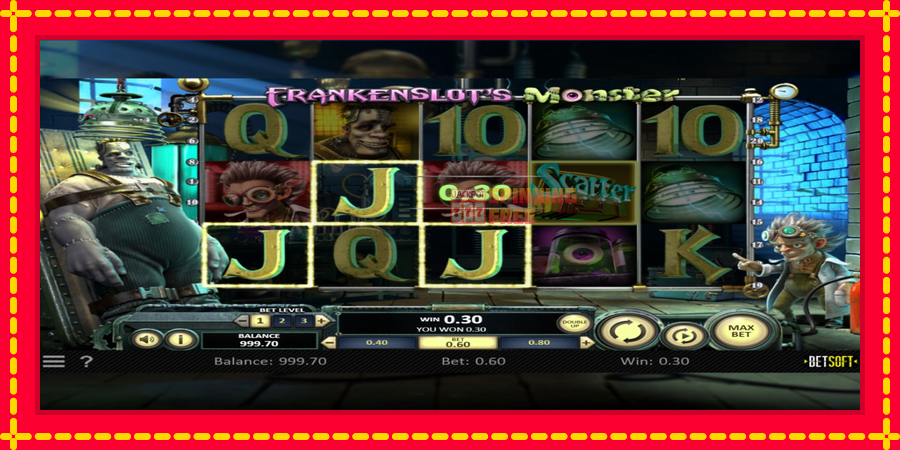 Frankenslots Monster mesin slot dengan animasi cerah, gambar 2