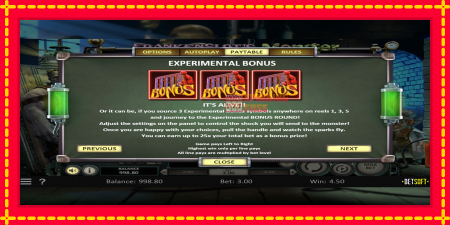 Frankenslots Monster mesin slot dengan animasi cerah, gambar 5