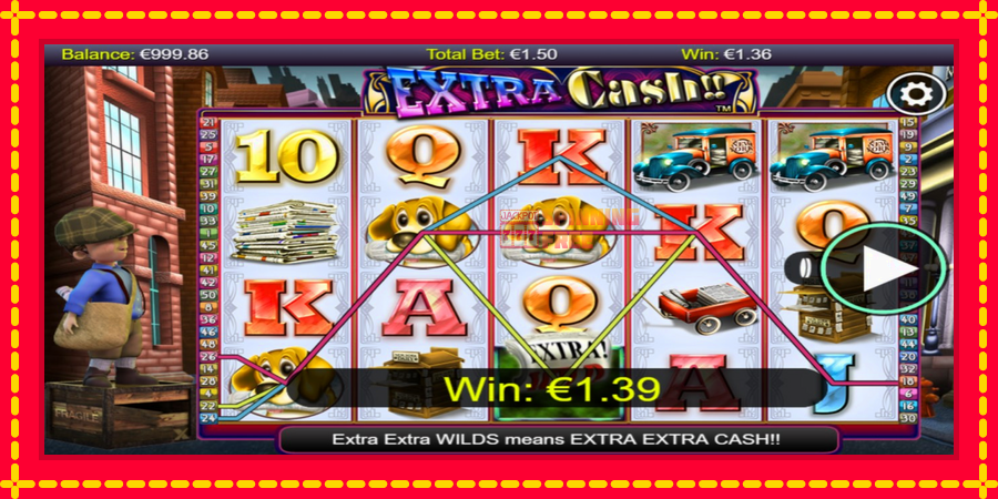 Extra Cash mesin slot dengan animasi cerah, gambar 2