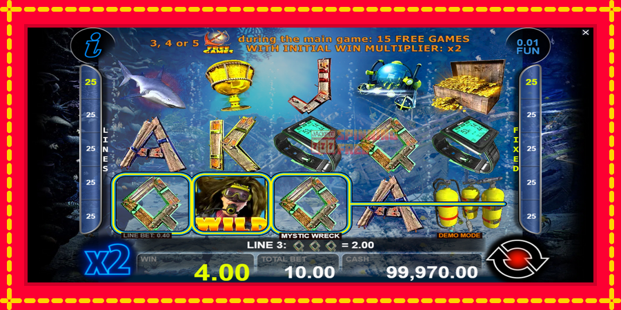 Mystic Wreck mesin slot dengan animasi cerah, gambar 2