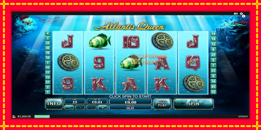 Atlantis Queen mesin slot dengan animasi cerah, gambar 1